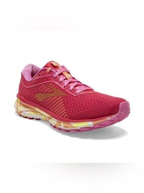 Women's Pink Athletic Running Shoe - Breathable Support